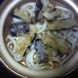 揚げナスうどん